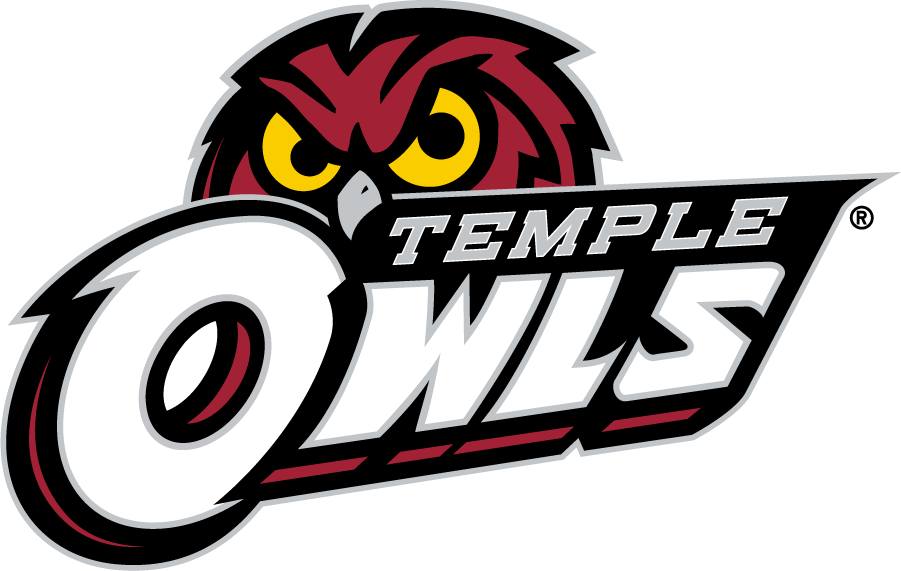 Temple Owls 2014-2017 Secondary Logo v2 DIY iron on transfer (heat transfer)